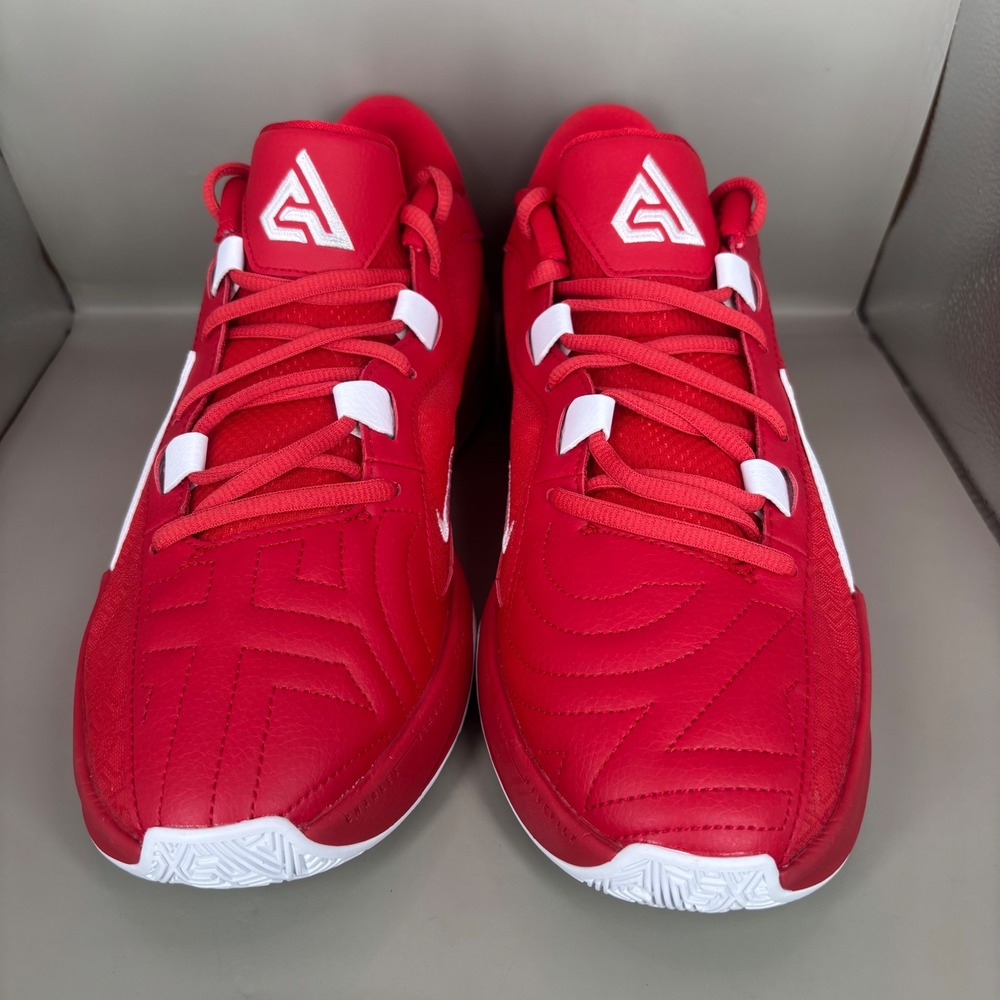 Nike Giannis Immortality 3 University Red White Mens Basketball Shoes DZ2946-600 - Picture 2 of 7